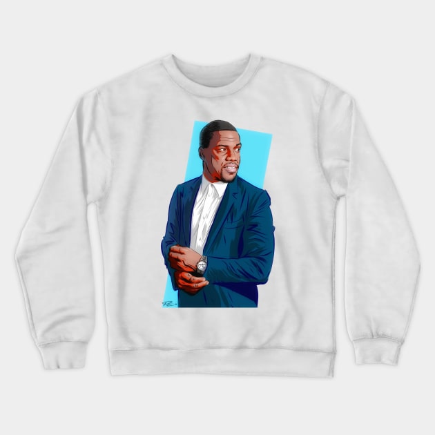 Kevin Hart - An illustration by Paul Cemmick Crewneck Sweatshirt by PLAYDIGITAL2020